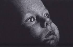 Black and white pencil drawings. Draw A Portrait With White Pencil On Black Paper By Iiii Iiii Fiverr