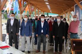 ak parti i lce genclik kollari nda bayrak degisimi sinop haberleri