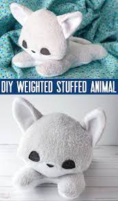 Diy Weighted Wolf Stuffed Animal Sewing Stuffed Animals Wolf Stuffed Animal Animal Sewing Patterns