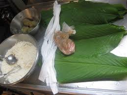 春ウコンの葉を使ってバインチュン Banh Chưng を作った インスピレーション 料理 備忘録
