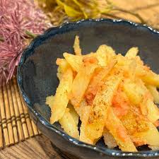 じゃがいもの明太マヨ炒め