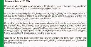 Pidato Bahasa Jawa Tema Sumpah Pemuda Singkat Naskah O