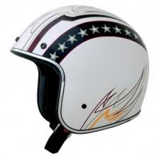 Afx Fx 76 Vintage Helmet White Lines Size S