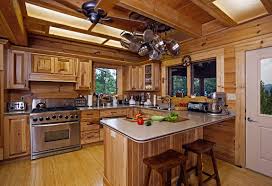 Kitchen Log Cabin Interior Design Enchanting Log Home Interior Rustikale Kuchen Beleuchtung Blockhaus Kuche Kabinenausstattung