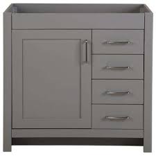 36 Inch Vanities Gray Bathroom Vanities Without Tops Bathroom Vanities The Home Depot Vanity Cabinet Sterling Grey Bath Vanities
