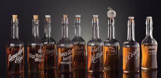 Hard To Find Saloon Back Bar Bottles Bottle Glass Museum Whiskey Bottle