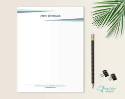 One of the most primary and simple methods of creating a personal business letterhead template is to use the header and footer features of word. Personal Letterhead Letter Stationery Stationery Download Etsy