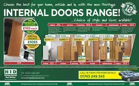 Glazed oak doors off hallway to maximise light. Internal Door Range Heritage Glass Group