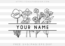 Free Free 284 Wildflower Svg SVG PNG EPS DXF File