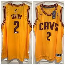 Adidas irving one piece jersey cleveland cavaliers cavs infant 18 months baby. Kyrie Irving Autographed Memorabilia Signed Photo Jersey Collectibles Merchandise
