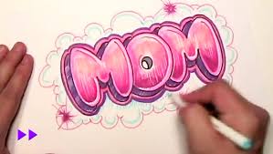 Bubble letters are also quite popular in graffiti, but in this tutorial, we are going to focus only on how to create bubble letters on paper. How To Draw Graffiti Letters Write Mom In Bubble Letters Mat Ø¯ÛŒØ¯Ø¦Ùˆ Dideo