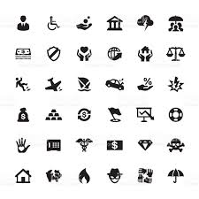 Insurance Accident Themes Related Symbols And Icons Business Icon Corporate Icons Free Vector Art