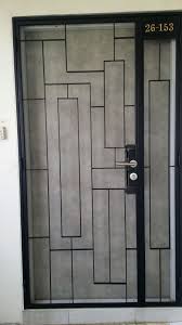 Industrial Style Geometric Style Hipvan Steel Gate Design Steel Door Design Grill Door Design