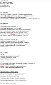 senior associate attorney resume