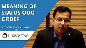 Civic leaders who are afraid to do anything that might change the town's first known use of status quo. Indian Kanoon Meaning Of Status Quo Order Lawrato Youtube
