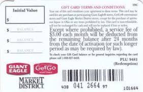 Is my giant eagle advantage card accepted by market district or getgo stores? Gift Card Giant Eagle Giant Eagle United States Of America Giant Eagle Col Us Gie 003