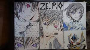 Code Geass Speed Drawing Lelouch/Zero - Youtube