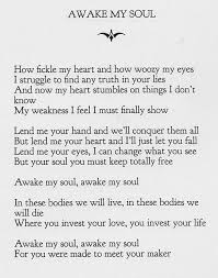 Awake My Soul Lyrics Mumford And Sons Awake My Soul Mumford Words