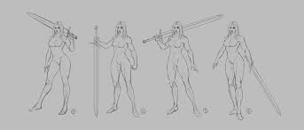 How to design and draw a realistic female warrior. Just Some Fantasy Female Warrior Wips Forums Cubebrush