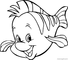 If you have kids who take it let's have a look at some of the amazing printable fish coloring pages free that are based on tropical fishes. Flounder Tropical Fish Coloring Page Coloringall