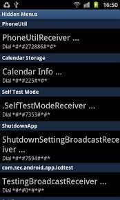 This app allows you to open some practical settings which some phone vendors hide for the users. Hidden Menus For Android Apk Download