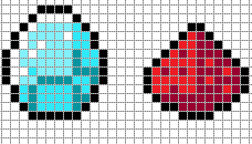 Don't hesitate to leave feedback or ideas. Minecraft Diamond And Redstone By Hama Girl On Deviantart