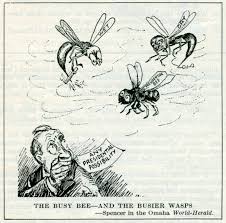 Backcountry residents proclaim their loyalty. Prohibition Political Cartoons 1927 Click Americana
