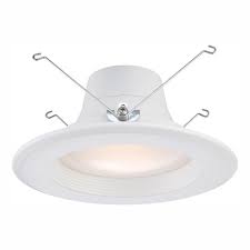 Ceiling lights can decorate your home. Commercial Electric 6 In And 5 In White Integrated Led Recessed Can Light Trim 6 Pack Cer69093wh27 6 The Home Depot Can Lights Recessed Can Lights Recessed Ceiling Lights