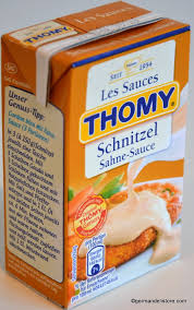 Thomy Les Sauces Schnitzel Cream Sauce 250ml Sauce Sour Fruit Cream Sauce