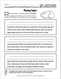 Missing Topics Building A Paragraph Writing A Topic Sentence Topic Sentences Paragraph Writing Paragraph Writing Topics