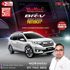 Authorized honda dealer showroom & service center tel: Honda Br V Honda Shah Alam