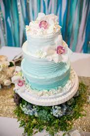 Michelle And Lucas S Wedding In Destin Florida Beach Wedding Cake Cool Wedding Cakes Beach Wedding Pink
