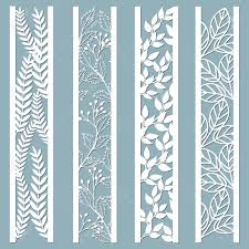 Both vintage floral patterns are available. Die And Laser Cut Ornamental Panels With Floral Pattern Leaves Royalty Free Cliparts Vectors And Stock Illustration Image 126223717