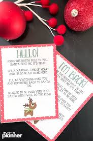 While christmas is all about happiness, sickness is inevitable and sometimes, kids need to undergo hard times during your elf on the shelf note is an introduction from the elf to children that he watches their behavior and travels back to the north pole each night till. Free Printable Elf On The Shelf Letter For Arrival Or Welcome Back