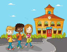 Education Back To School Cartoon Kids Back To School Cartoon Kids Walking To Sc Ad Kids Walking Cartoon Educa School Cartoon Cartoon Kids Education