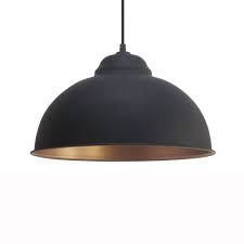 Truro 2 Black And Copper 370 Pendant Light Copper Pendant Lights Pendant Light Copper Lighting