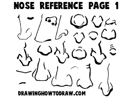 Cartoon Noses Reference Sheets And Examples For Drawing Practice How To Draw Step By Step Drawing Tutorials Cartoon Noses Cartoon Drawings Drawing Tutorial