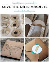 How To Make Wood Slice Save The Date Magnets Rustic Wedding Diy Homemade Wedding Favors Wedding Saving