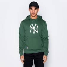The polo grounds was host to the yankees first world series against the giants in 1921. New York Yankees Hoodie Mit Logo Grun New Era Cap