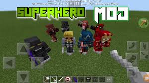 *super cool* anime universe mod! Minecraft Pe Superheroes Mod Pocket Heroes Mod Download Youtube