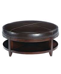 Park West Round Leather Coffee Table Shop All Living Room Furniture Macy S Round Ottoman Coffee Table Leather Coffee Table Leather Ottoman Coffee Table