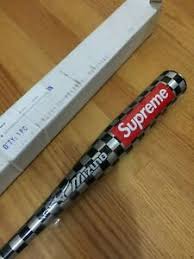 The bat's back brand is an ode to the supra series, as well as a nod to the construction of fender's. Supreme 2014 S S Mizuno Aluminum Checker Baseball Bat Brand New Free Shipping Ebay
