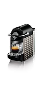 Nespresso essenza mini original espresso machine by de'longhi, red. Nespresso Inissia Coffee Capsule Machine Ruby Red By Krups Amazon Co Uk Home Kitchen