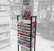 Display for beauty, cosmetics en makeup | Pilotes, POP design