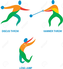 Martillos, bases y elementos de medición. Ilustracion Icono De Atleta Jugando El Deporte De Pista Y Campo Lanzamiento De Martillo Lanzamiento De Disco Salto De Longitud Ilustraciones Vectoriales Clip Art Vectorizado Libre De Derechos Image 44674828