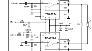 Tda7294 circuits tda7294 projects tda7294 is a monolithic amplifier. Tda7294 Bridge Amplifier Circuit Boards