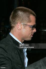 Brad Pitt during Troy Press Junket in New York