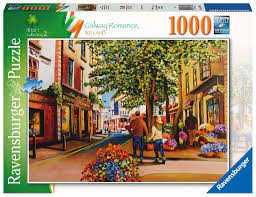 Transport your puzzles safely with our nifty jigsaw boards, puzzle mats, fixative glue and sorting trays, including the durable roll up puzzle mates puzzle & roll ideal for storage in small spaces to the rigid. Ravensburger Irish Collection No 1 Galway Romance 1000pc Jigsaw Puzzle Adult Puzzles Puzzles Products Uk Ravensburger Irish Collection No 1 Galway Romance 1000pc Jigsaw Puzzle