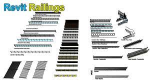 Revit 2013 introduced a whole new way of building stairs. Revit Railings 3d Model Cgtrader