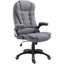 Cherry Tree Furniture Executive Recline Extra Padded Office Chair Standard Mo17 Grey Fabric Shop Designer Home Furnishings
